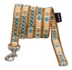 Touchdog 'Caliber' Designer Embroidered Fashion Pet Dog Leash And Harness Combination